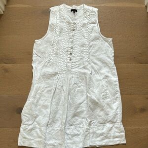 Quince Linen Sleeveless Swing Dress